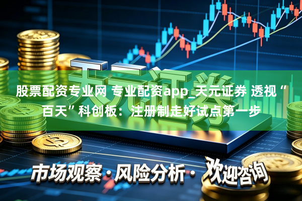股票配资专业网 专业配资app_天元证券 透视“百天”科创板：注册制走好试点第一步